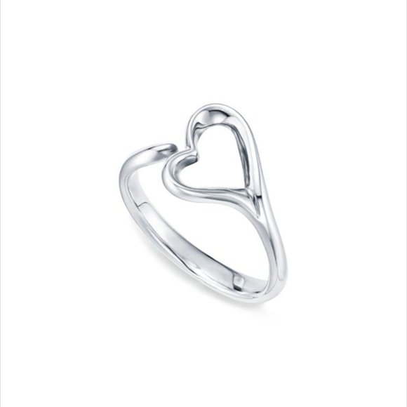Authentic Tiffany & Co. Open Heart Ring - Picture 8 of 9